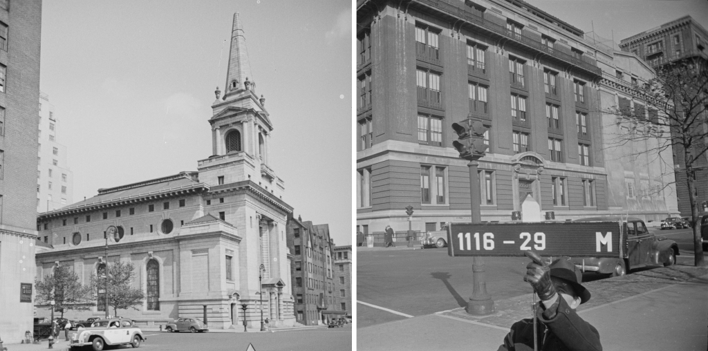 Timeline double photo of 361 Central Park West and 33 Central Park West Individual Landmarks