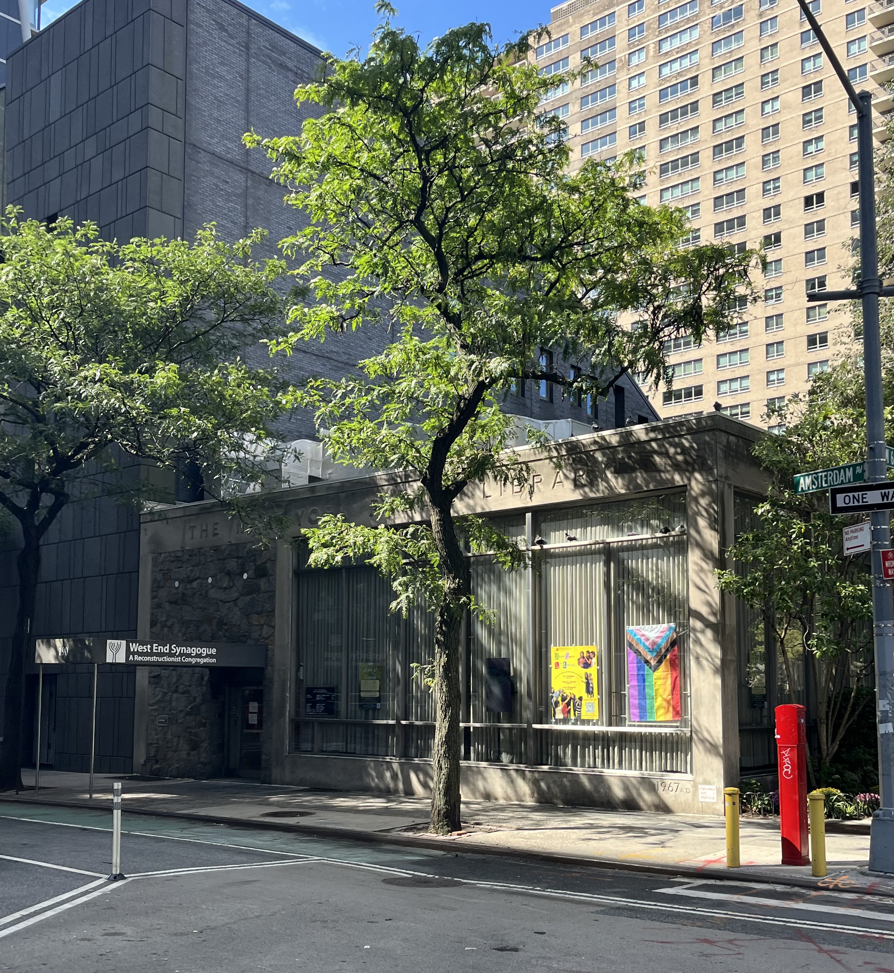 West End Synagogue – 190 Amsterdam Avenue