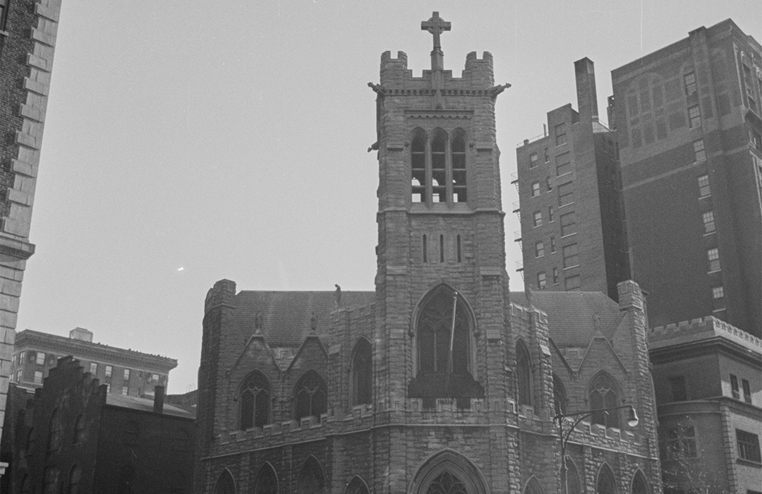 B&W NYC Tax Photo of 428 West End Avenue, All Angels Church