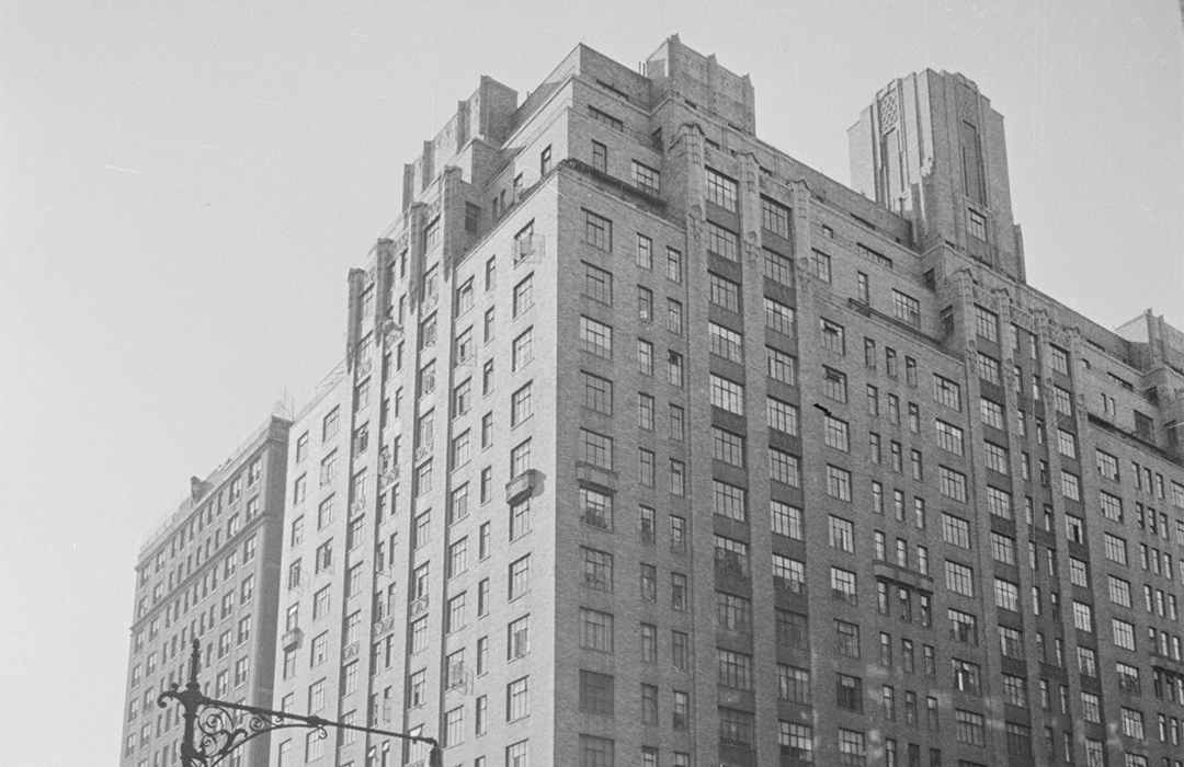 B&W NYC Tax Photo of 200 West 86th Street aka 530 Amsterdam Avenue from north east, courtesy NYC Municipal Archives