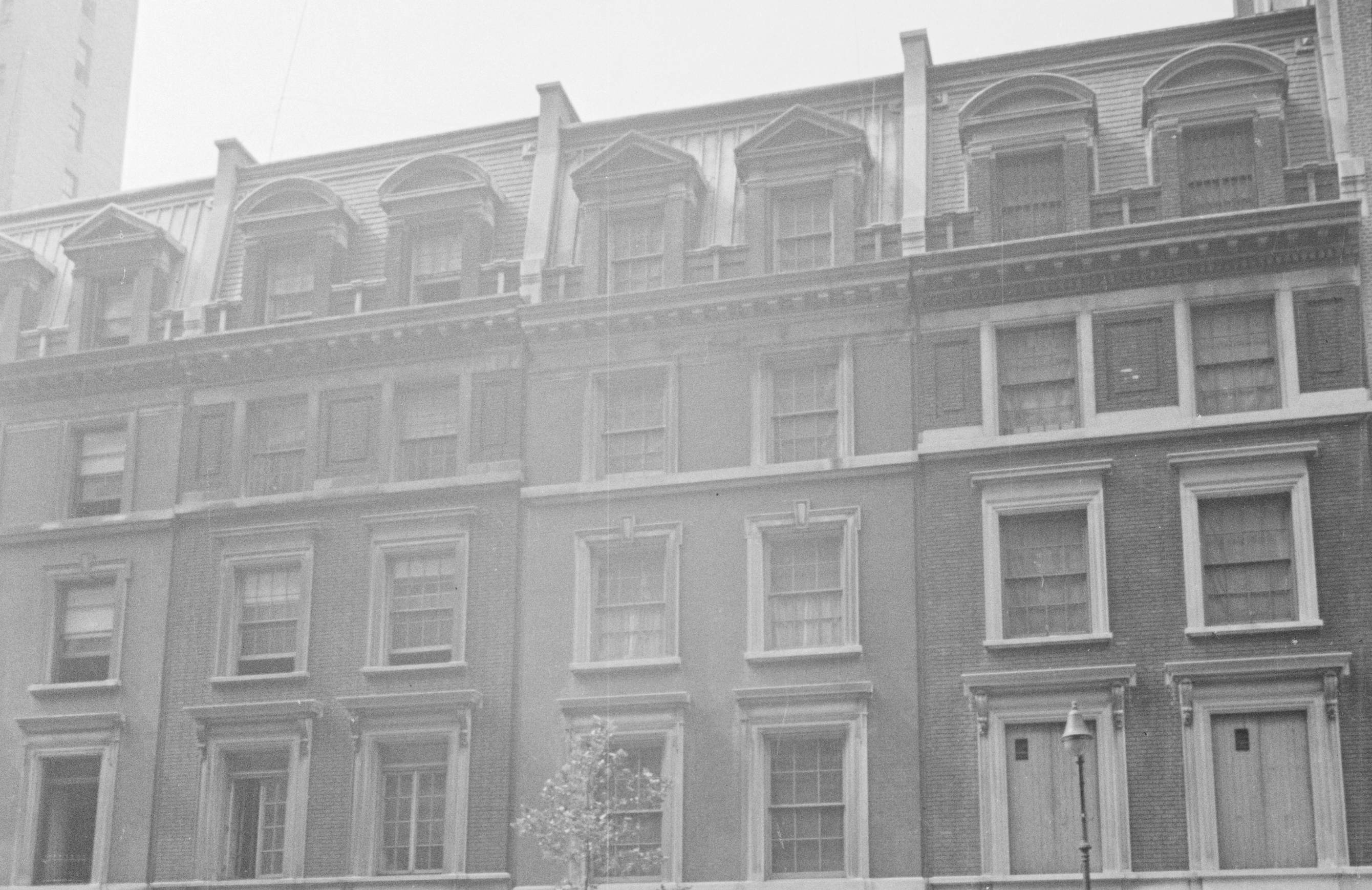 B&W Tax Photo of 36 West 86th Street. Courtesy of NYC Municipal Archives.