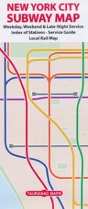 Color Image of Tauranac Subway Map Fold Out