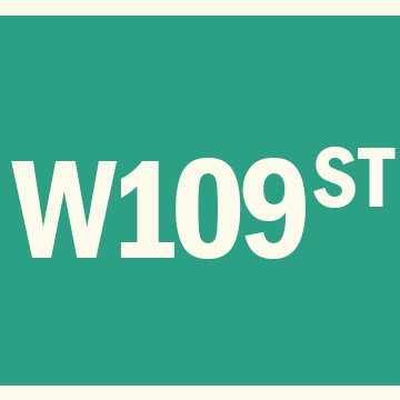 Graphic Logo for West 109th Street