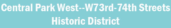 Graphic Logo for West 73rd-74th Streets Historic District